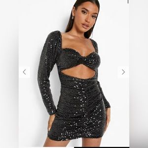 Boohoo Sequin Dress